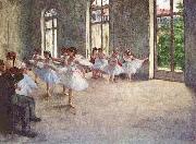 Edgar Degas Ballet Rehearsal USA oil painting artist